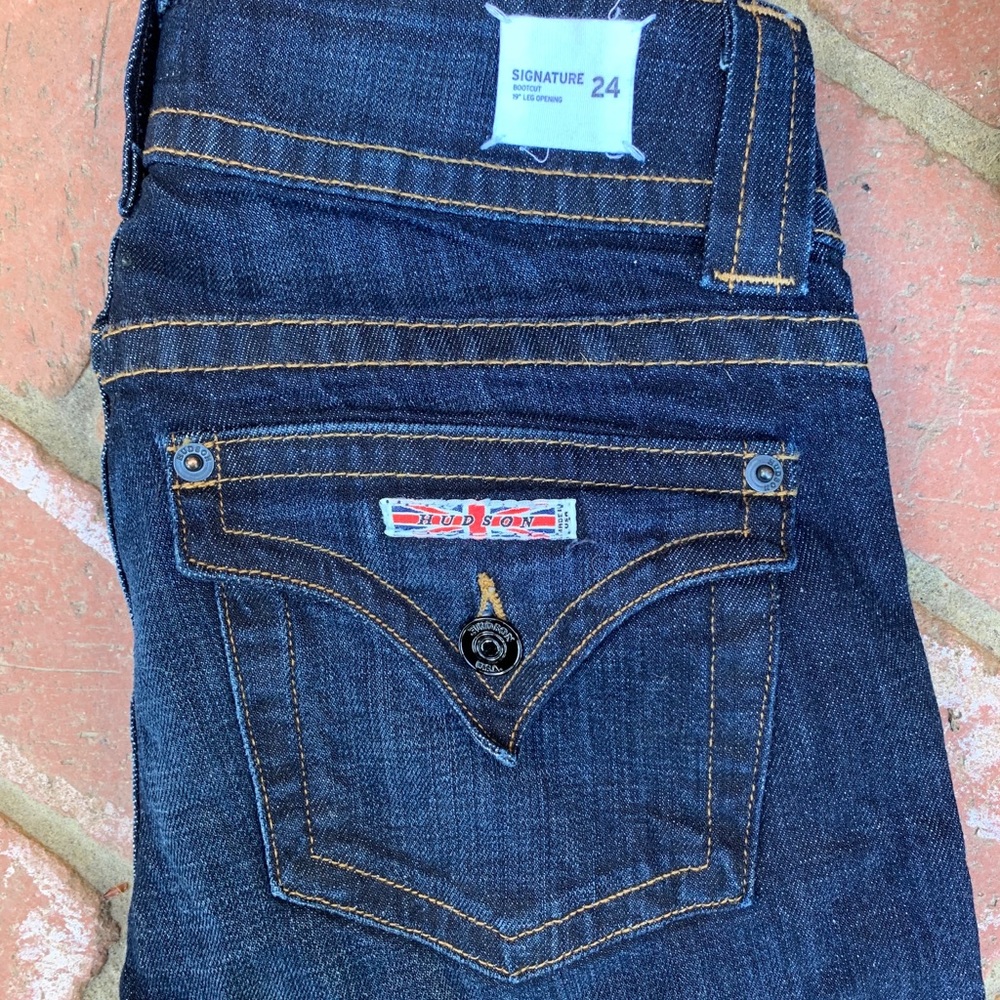 Hudson signature bootcut flare dark wash jeans - Picture 11 of 16